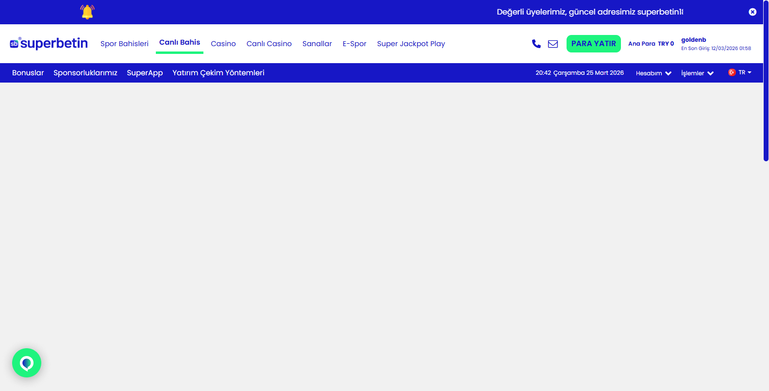 Superbetin Para Yatırma