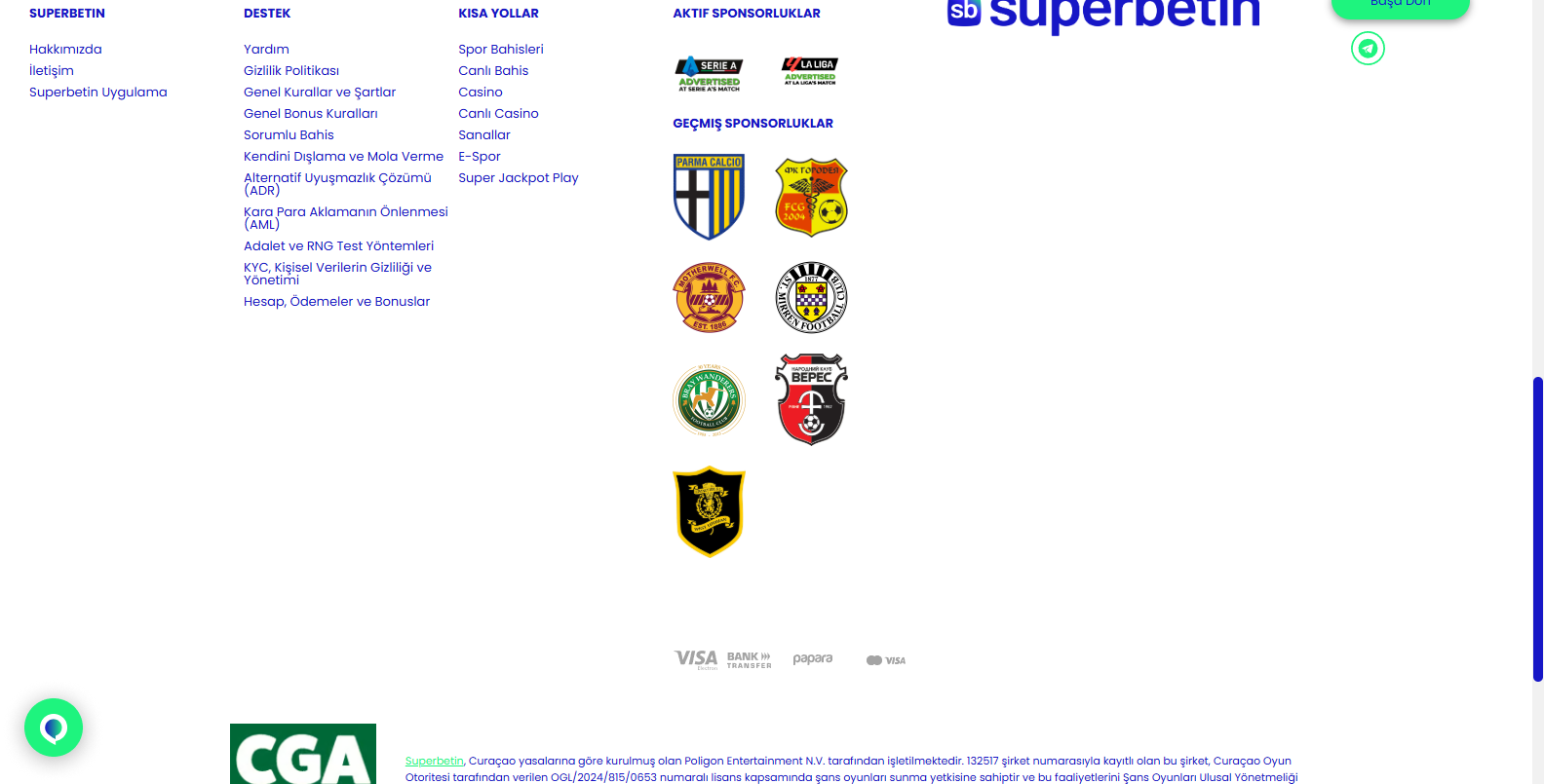 Superbetin Bonuslar